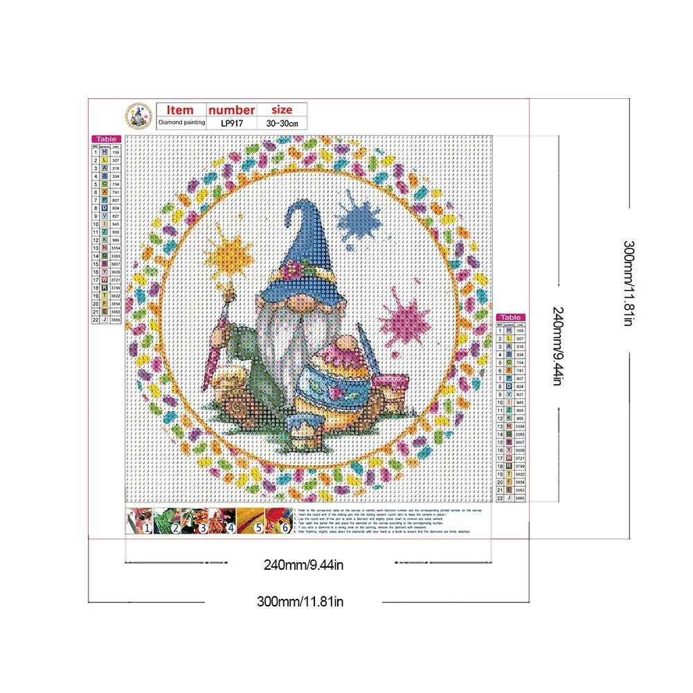 Full Round Diamond Painting 30*30cm - Goblin