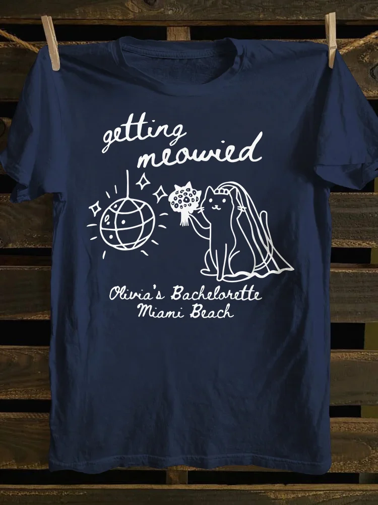 Getting Meowied T-shirt