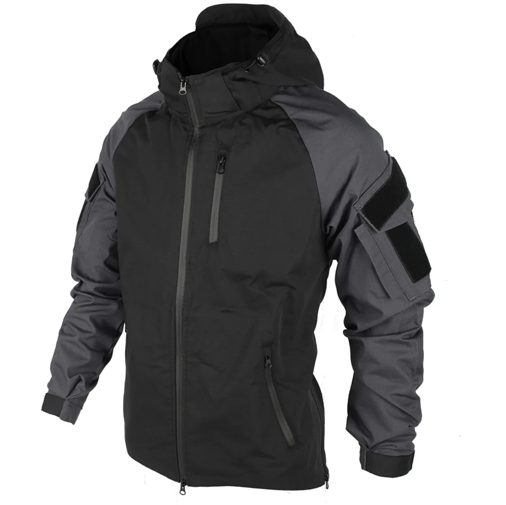 Men's outdoor windproof wear-resistant color matching jacket / [viawink] /