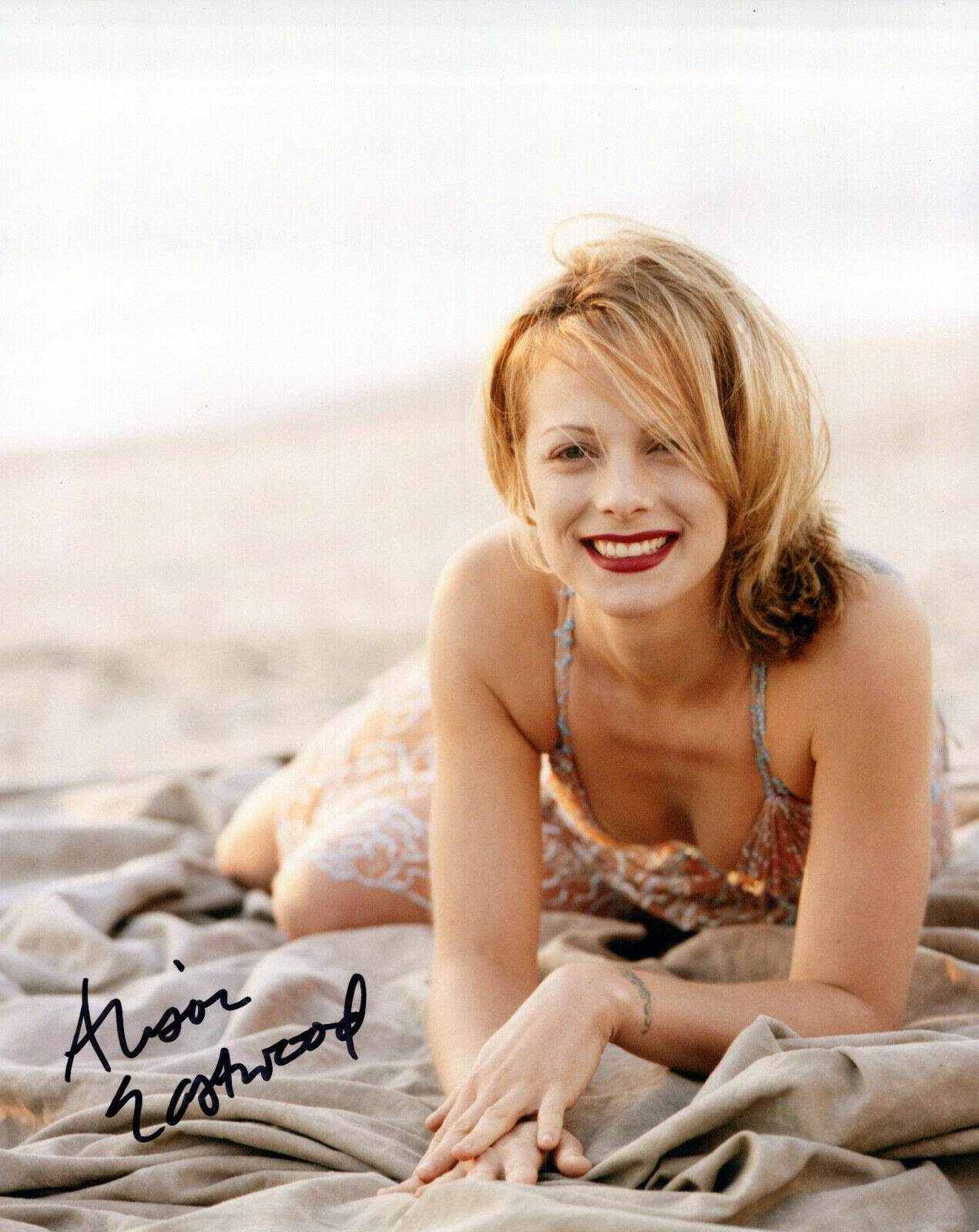 Alison Eastwood glamour shot autographed Photo Poster painting signed 8x10 #4