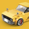 Retro Pickup Truck Sea Breeze Knight Container Car Eight-Grid Car Assembly Building Blocks Toy Model