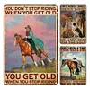 3PCS Cowgirl - Vintage Metal Signs Set - 20*30cm - Western