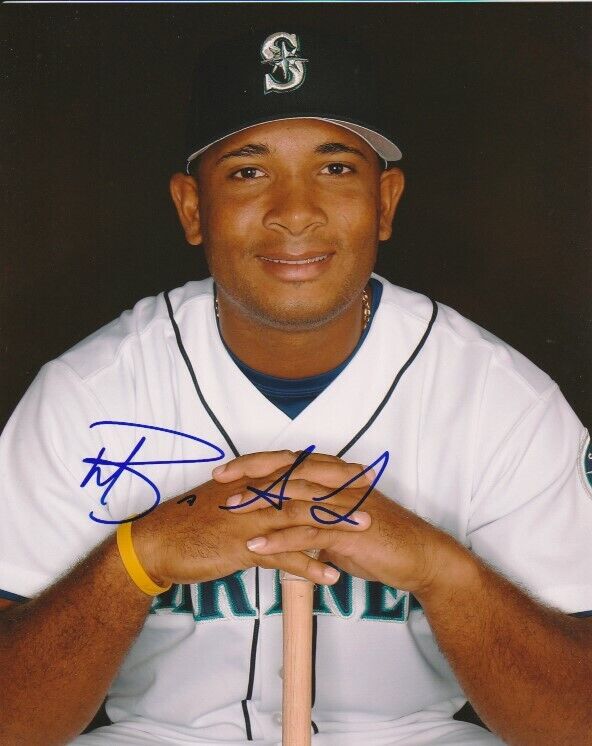 WLADIMIR BALENTIEN SIGNED SEATTLE MARINERS 8x10 Photo Poster painting #1 FUKUOKA HAWKS NPB PROOF