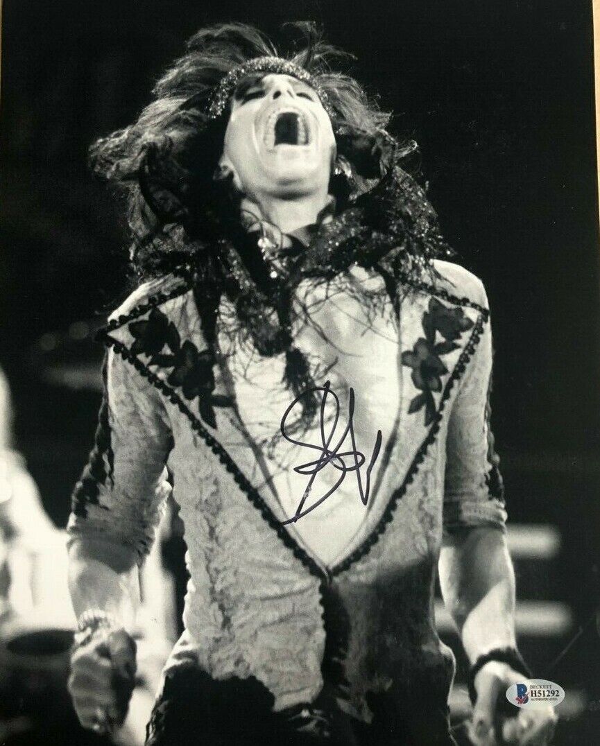 Steven Tyler signed autographed 11x14 Photo Poster painting Aerosmith Beckett COA