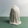 Ghost wizard grim reaper robe cloak plaster statue, Halloween decoration, home decoration, Nordic statue art