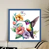 Flowers And Birds-18CT Counted Cross Stitch 20*20cm/7.87*7.87in