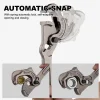12 Inch 10-44mm Universal Pipe Wrench Open End Spanner Set Alloy Steel Non-slip Adjustable Snap Wrench Plumber Multi Repair Tool