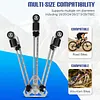 [US Local Warehouse] Universal Bicycle Wheel Truing Weaving Stand Adjustable Bicycle Wheel Lacing Tool Rim-Safe & Foldable Spoke Holder for Efficient Repair and Spoke Braiding