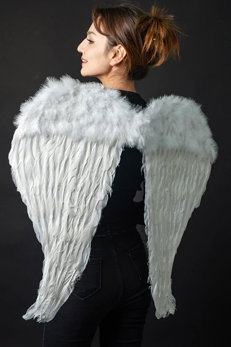Angel Costume Faux Fur Wing