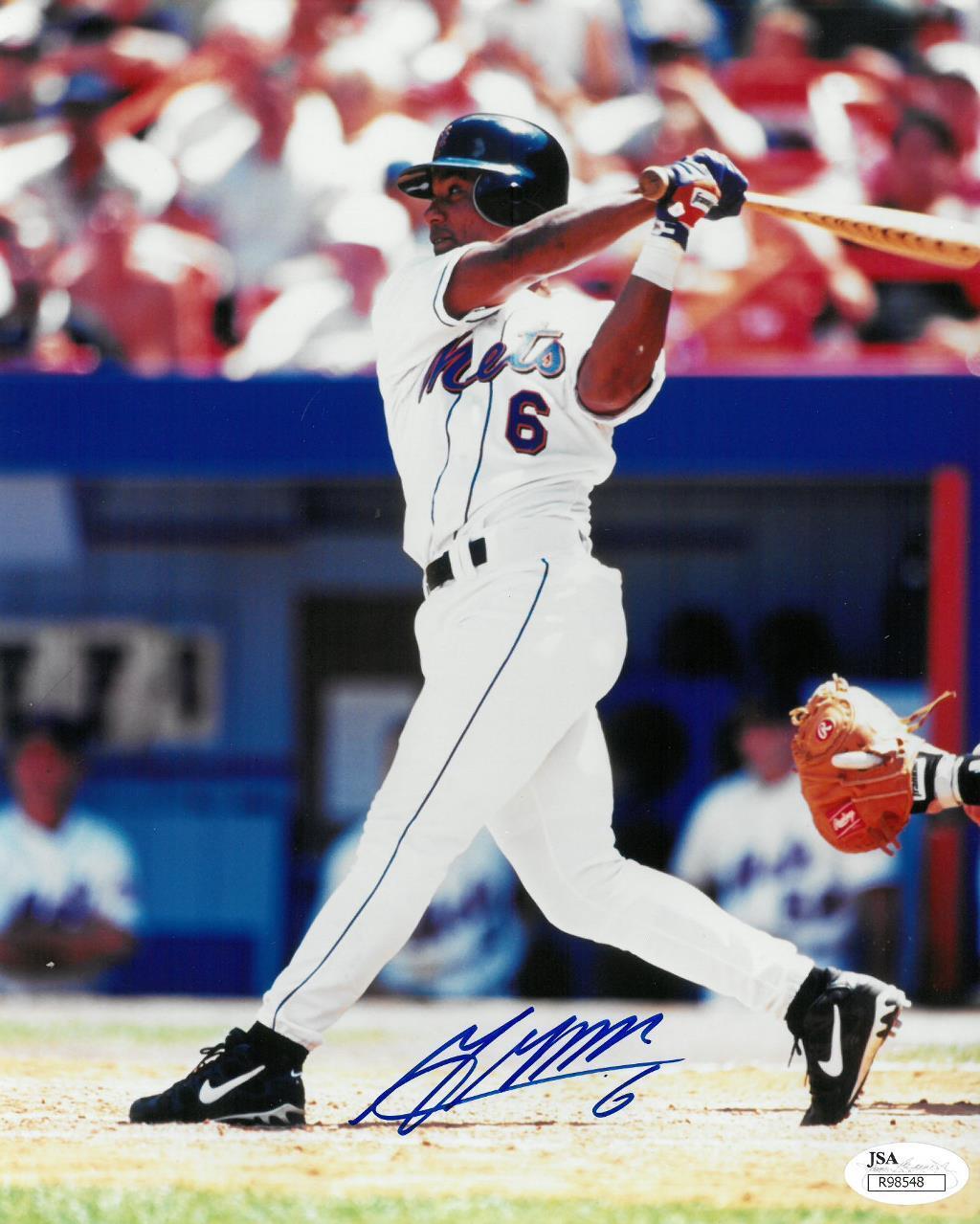 Melvin Mora Signed NY Mets Authentic Autographed 8x10 Photo Poster painting JSA #R98548