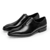 Mens Genuine Leather Wholecut Oxford Dress Shoe