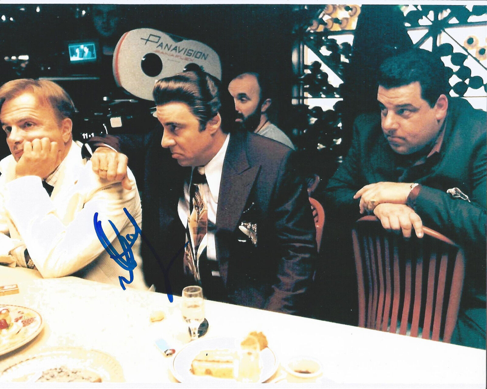 ACTOR STEVE SCHIRRIPA SIGNED THE SOPRANOS 8X10 Photo Poster painting W/COA BOBBY BACALA A