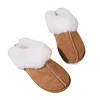 Women's Plush Warm Thick-soled Non-slip Thickened Cotton Slippers Loafers by Inlyline