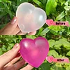 Not Ediable Malt Sugar Color Changing Squishy heart Anxiety Stress Relief Sensory Toy