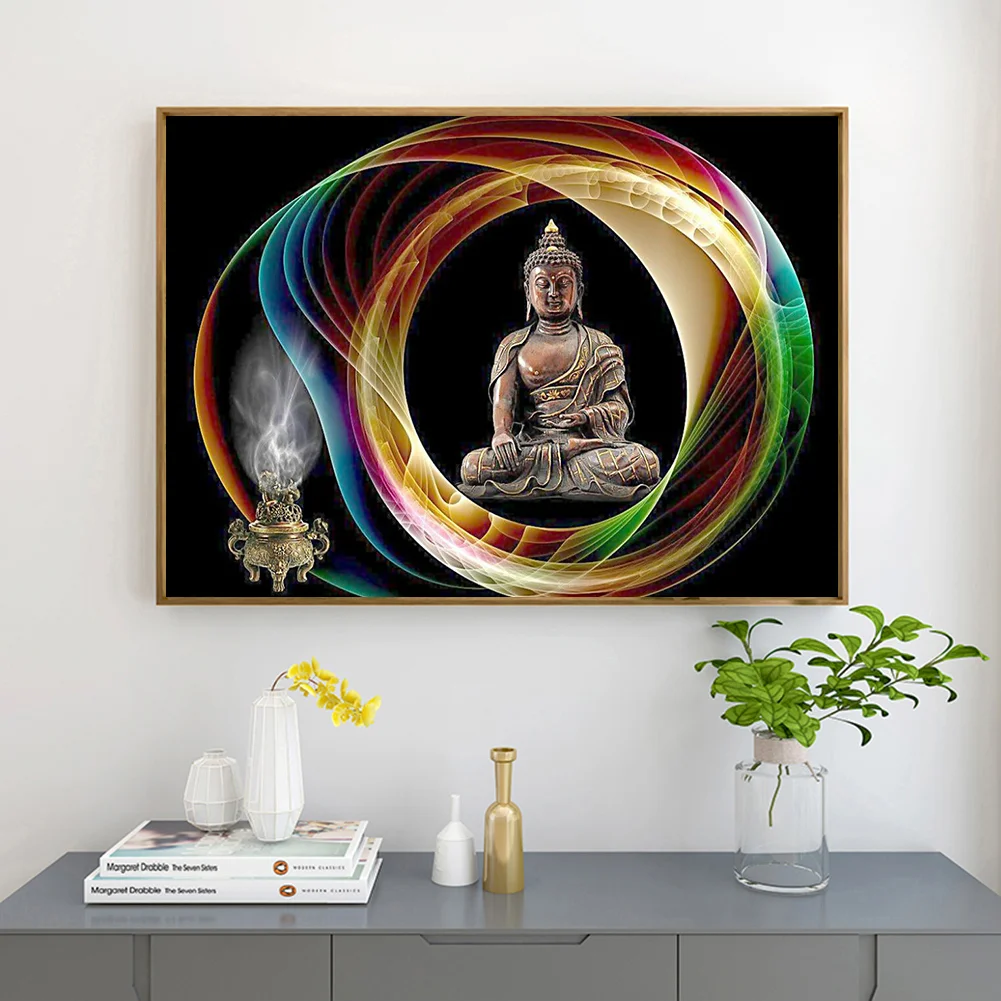 Diamond Painting - Full Round Drill - Buddha(40*30cm)