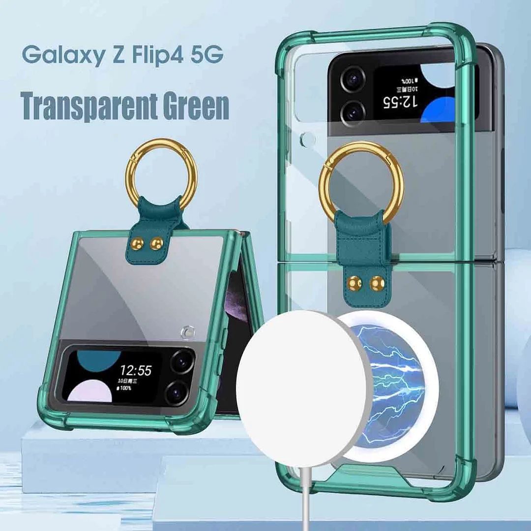 Suitable For Samsung Z Flip 4 Airbag Anti Falling Magnetic Phone Case