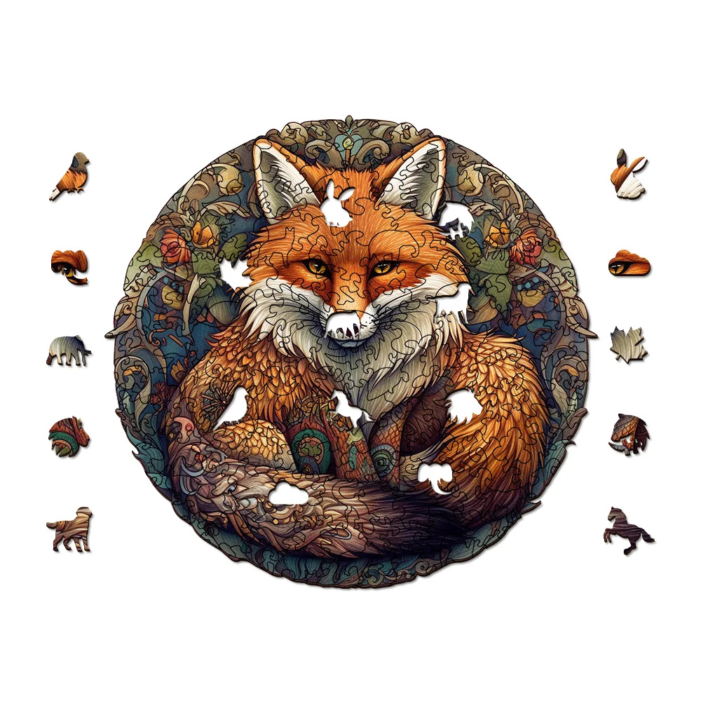 Ericpuzzle™ Ericpuzzle™The Fox Wooden Jigsaw Puzzle