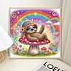 (Box Packaging)Diamond Painting-DIY Crystal Rhinestone Peace Sloth