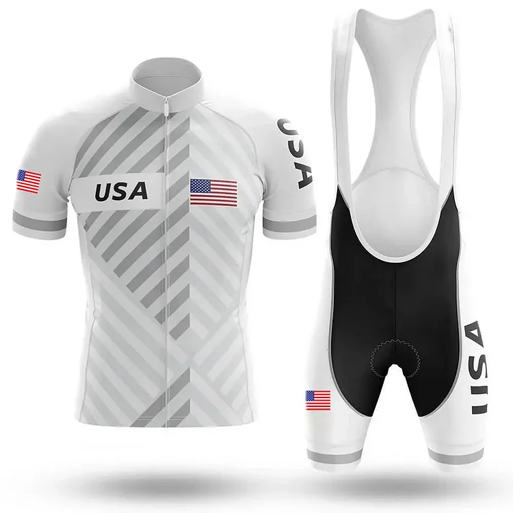 Classic USA Men's Short Sleeve Cycling Kit