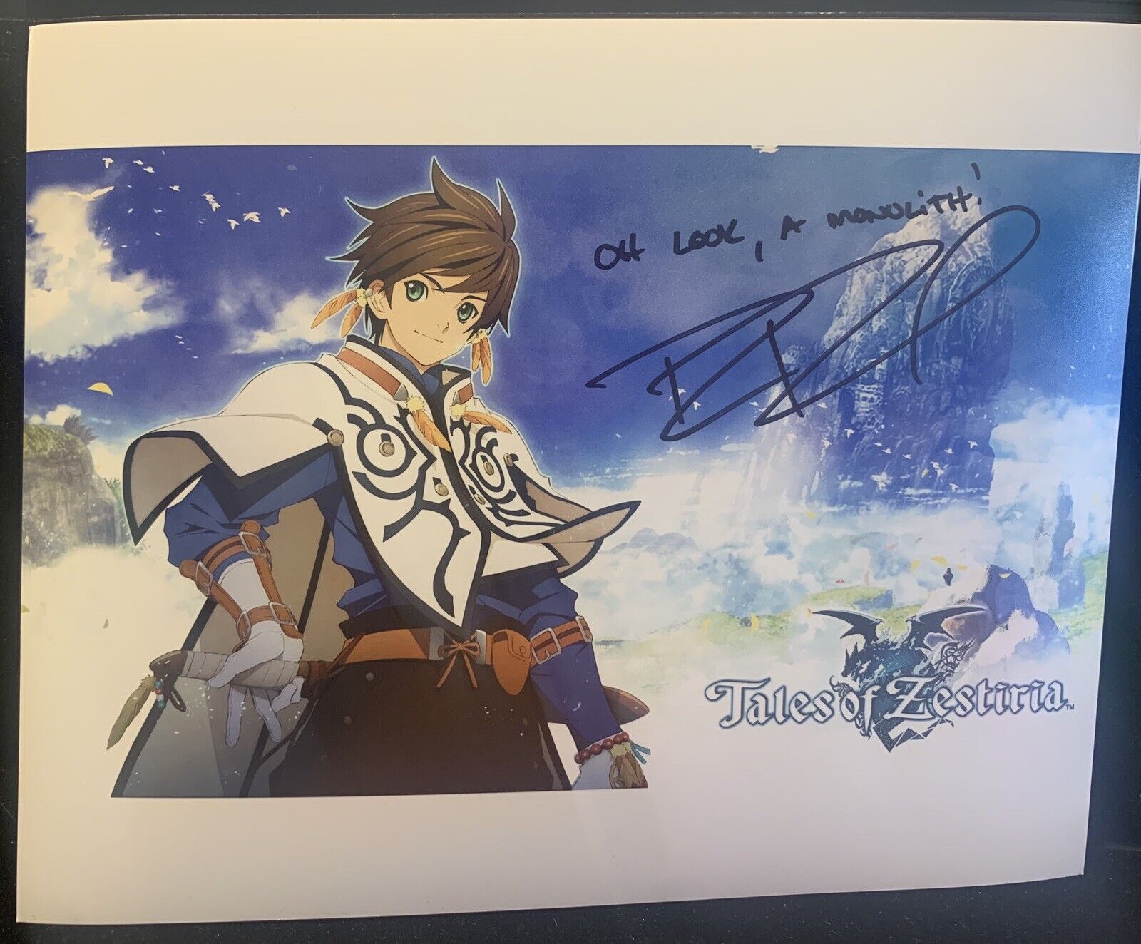 Robbie Daymond signed 8x10 Tales Of Zesteria COA D1