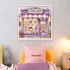 Purple Candy Shop-11CT Stamped Cross Stitch 40*40cm/15.75*15.75in