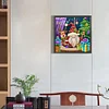 Diamond Painting -DIY Round Partial AB Drill Christmas Gnome(45x45cm)