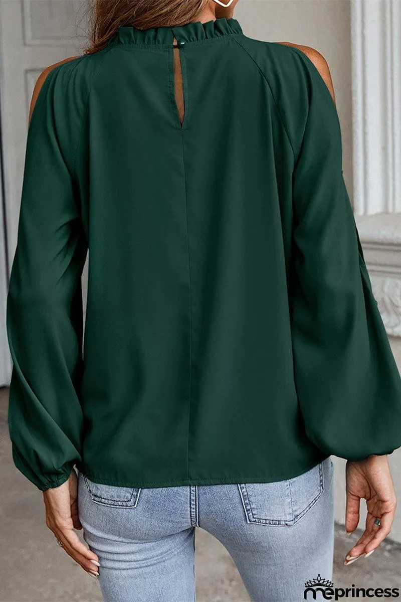 Elegant Solid Half A Turtleneck Tops