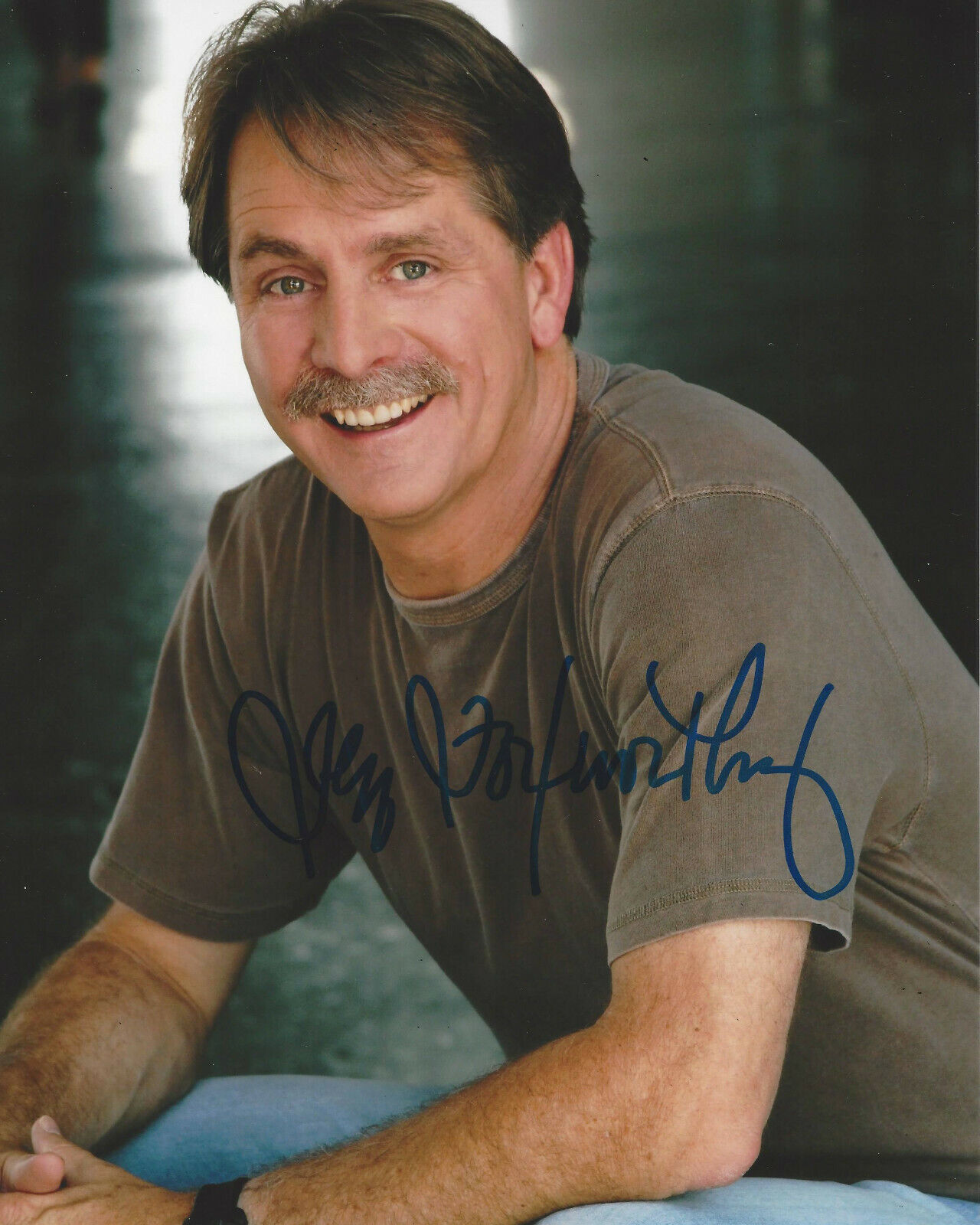 COMEDIAN JEFF FOXWORTHY SIGNED 8x10 Photo Poster painting D w/COA BLUE COLLAR COMEDY STAND UP