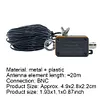Pocket HF Antenna 1-30MHz Frequency Band Shortwave Antenna End Fed Radio Antenna