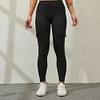 Gioiacombo&trade; Pantaloni sportivi da yoga elasticizzati multitasche da donna