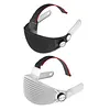 Soft Rubber HeadStrap for Meta Quest 3/3S Accessories Adjustable Replacement Strap Breathable Enhanced Support and Reduce Facial Stress