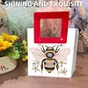 Sac &agrave; main bricolage avec peinture en diamant avec poign&eacute;e carr&eacute;e, peinture en diamant, sacs fourre-tout kits, peintures multi-usages en diamants, sacs &agrave; main cr&eacute;atifs pour femmes, cadeau artisanal (honey insect)
