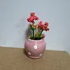 Cute Plant Fridge Magnets Mini Ceramic Vase Fridge Magnets Tiny 3D Plant Vase