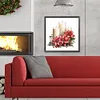 (Multi-Style)Christmas Flowers Candles-Full Round Diamond Painting 30*30CM