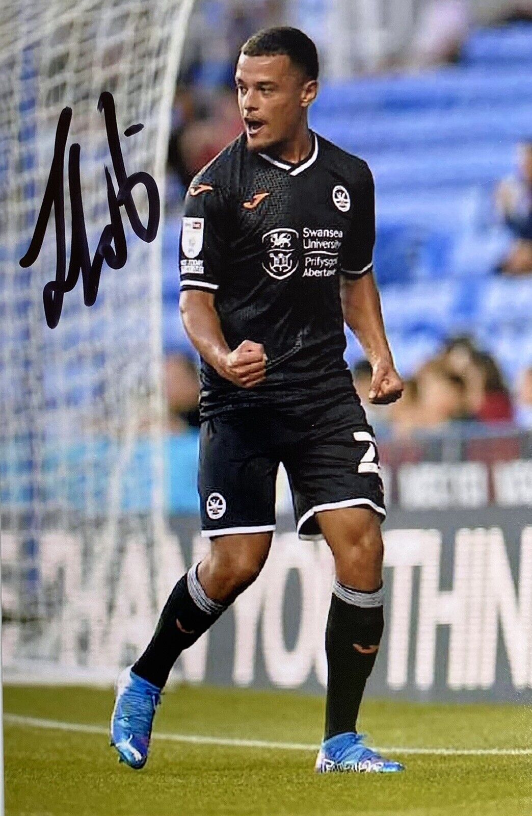 Joel Latibeaudiere Genuine Hand Signed Swansea City 6X4 Photo Poster painting 4