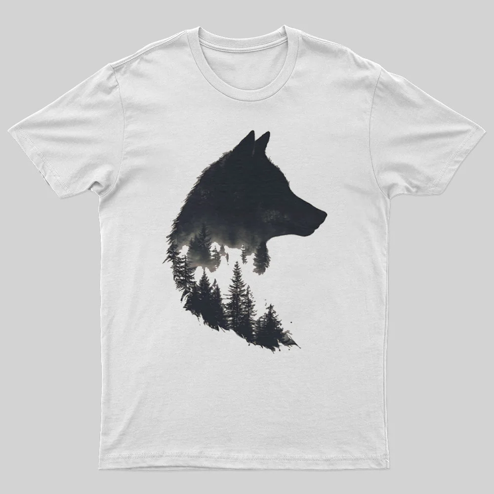 Wolf Printed Men's T-shirt
