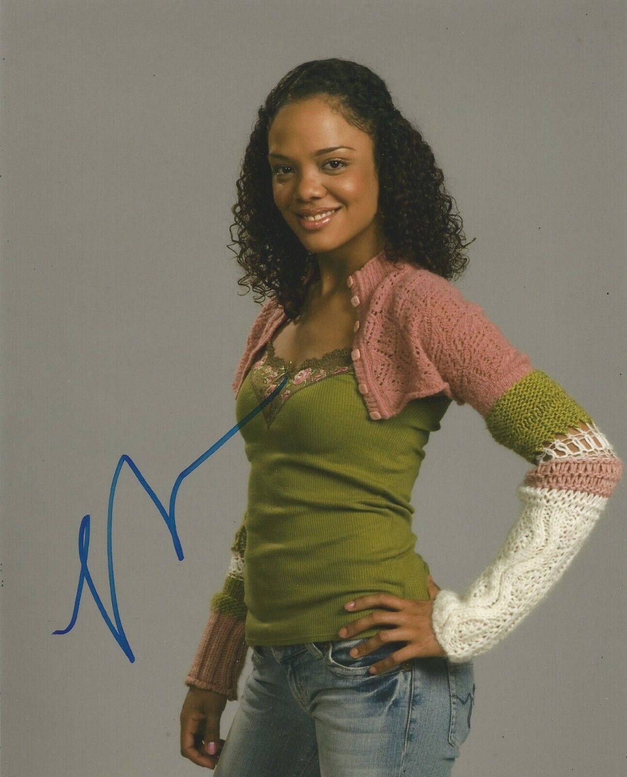 Tessa Thompson Signed Veronica Mars 10x8 Photo Poster painting AFTAL