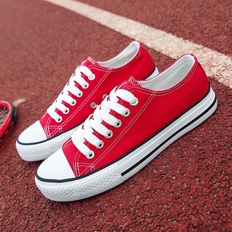 2022 women's spring new canvas shoes 
