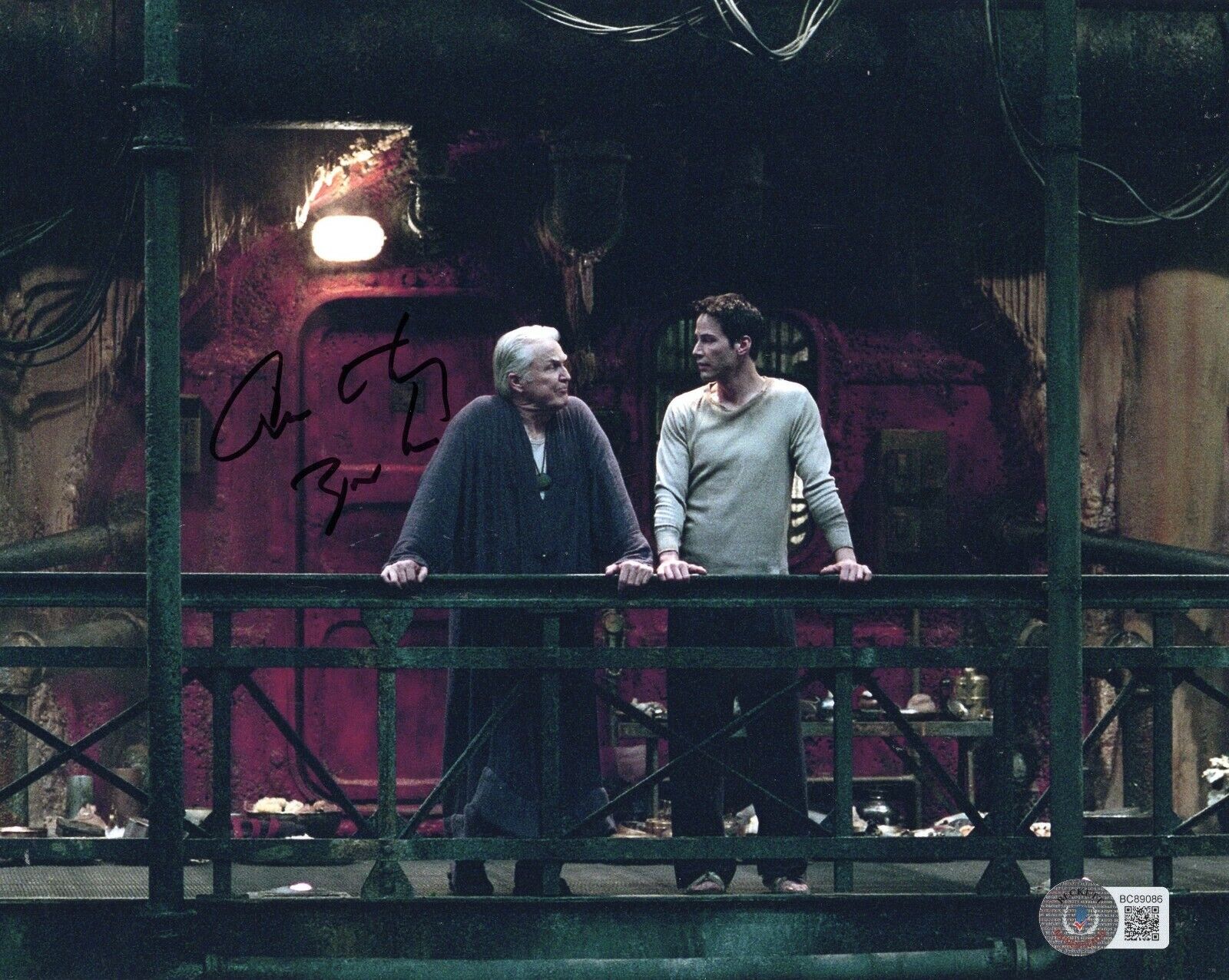 Anthony Zerbe Signed The Matrix Movie 8x10 Photo Poster painting w/Beckett BC89086