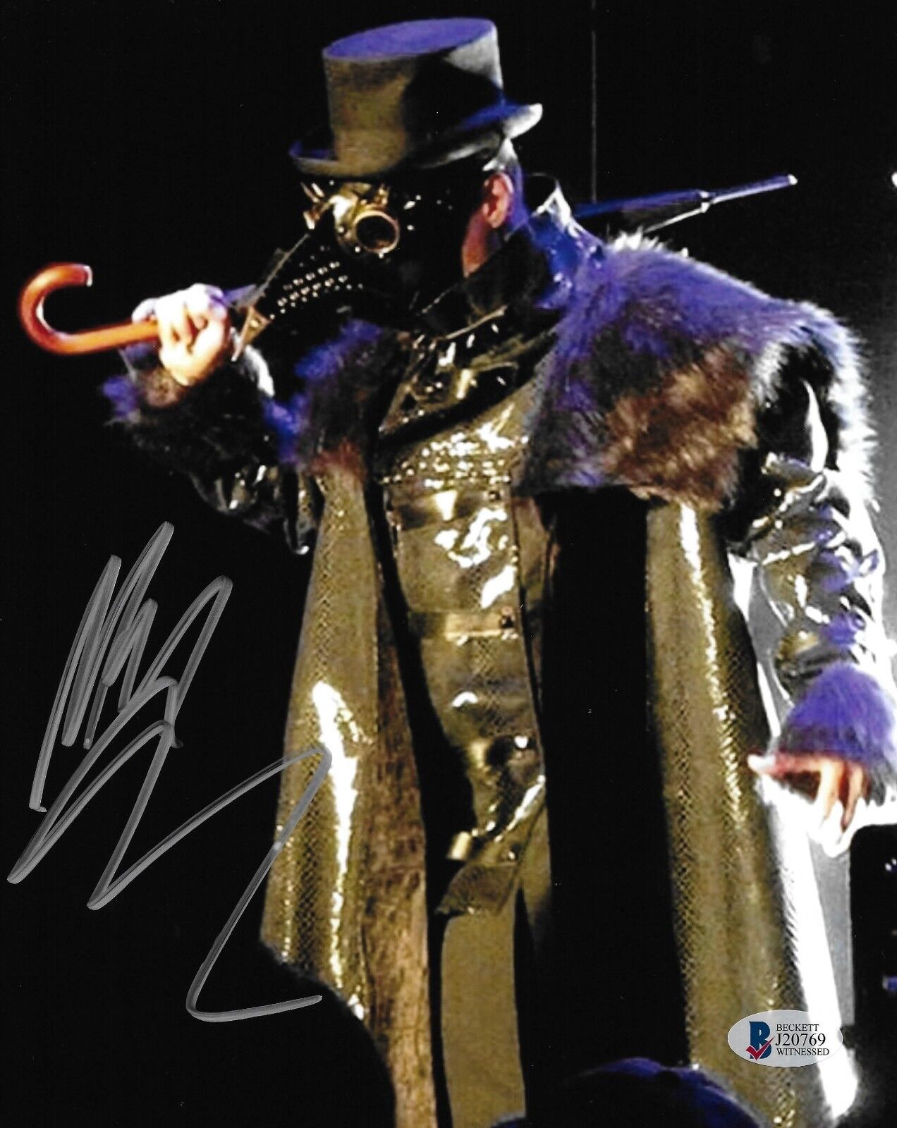 Marty Scurll Signed 8x10 Photo Poster painting BAS COA New Japan Pro Wrestling Bullet Club ROH G