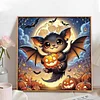 Diamond Painting - Partial Special Shaped Drill - Halloween Bat(Canvas|30*30cm)