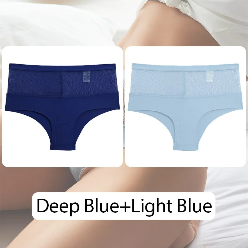 FINETOO Women Mid-Rise Panties Hollow Out Seamless Underwear Ladies Underpants Sexy Panty Comfortable Female Briefs Lingerie New