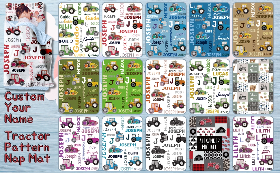 custom toddler nap mat