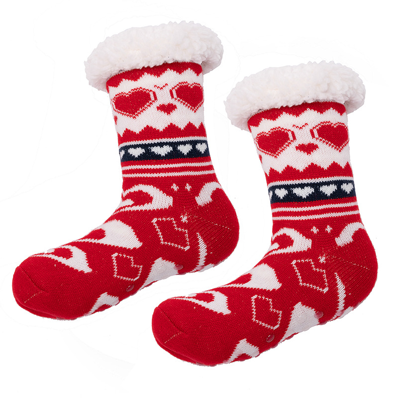 Unisex Christmas Warm Non-slip Carpet Socks