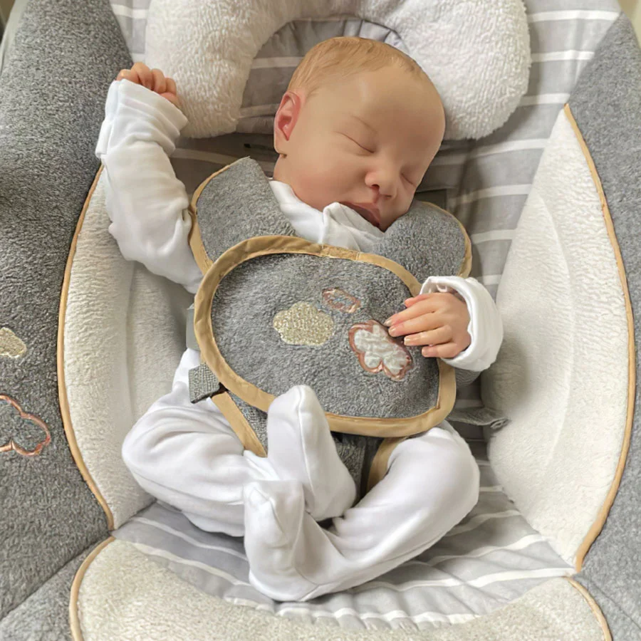 [Flash Sale]12'' Realistic Sweet Reborn Baby Girl Full Silicone Doll Named Remington