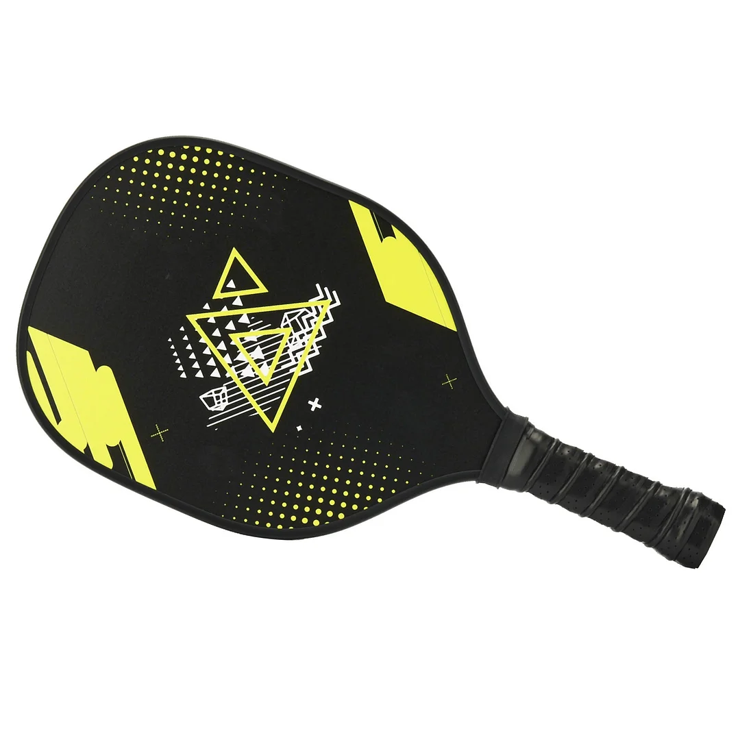 Black Wooden Pickleball Paddle for Outdoor Play