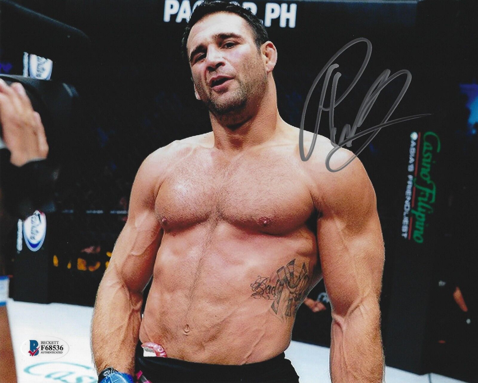 Phil Baroni Signed 8x10 Photo Poster painting BAS Beckett COA UFC Pride FC Picture Autograph 536