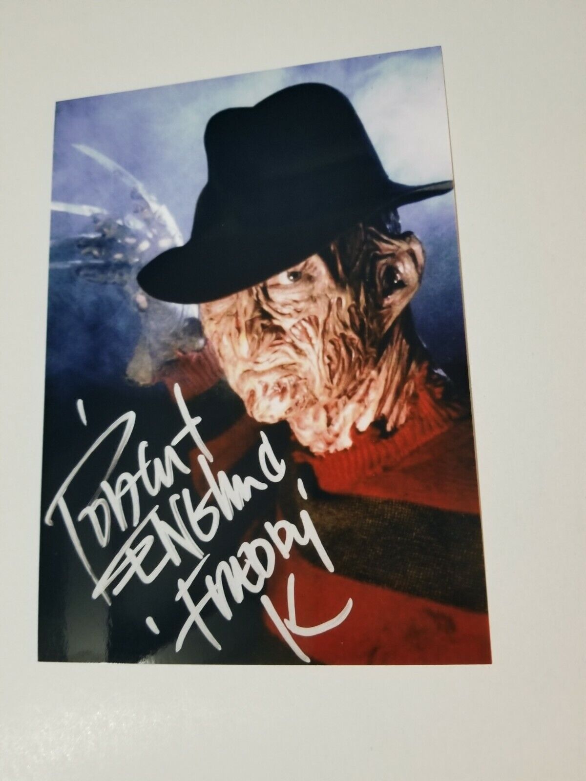 Freddy Krueger Signed 8x10 Photo Poster painting RP -  Shipping!! Nightmare Elm street