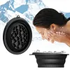 Silicone Face Ice Bath Bowl Folding Cold Plunge Basin Built In Icetray Skin Care