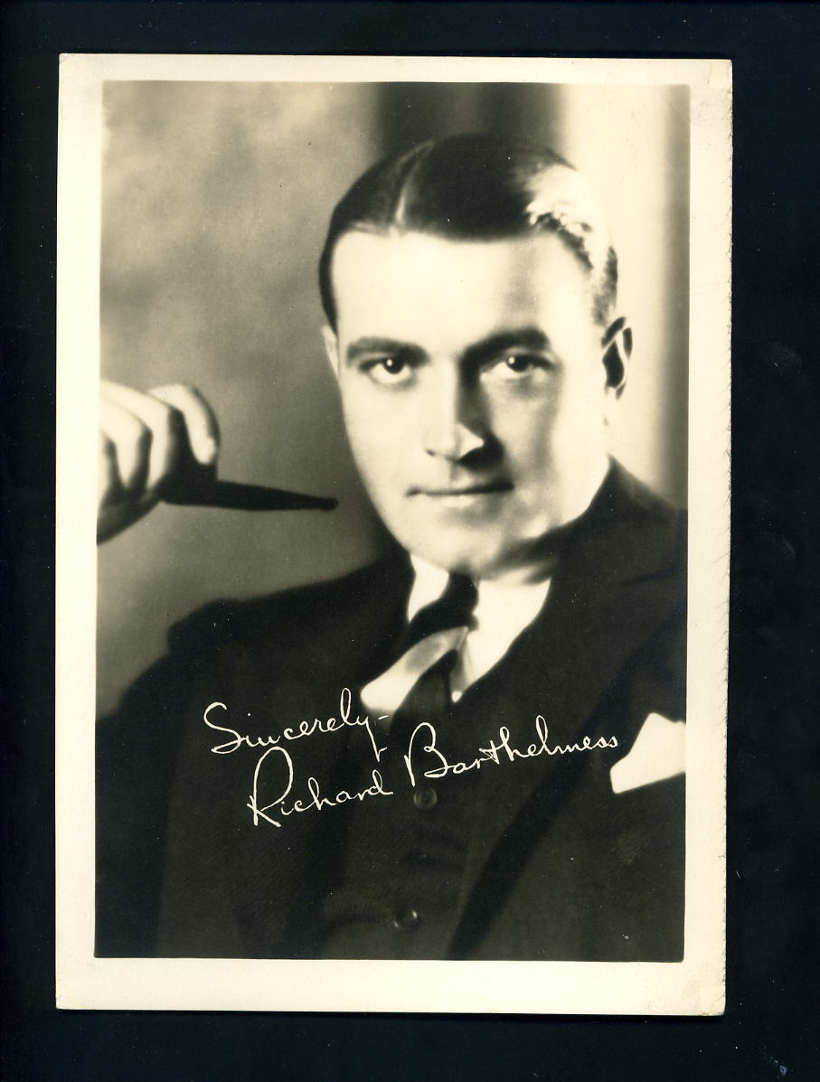 Richard Barthelmess circa 1920's Studio Press Publicity 5 x 7 Photo Poster painting